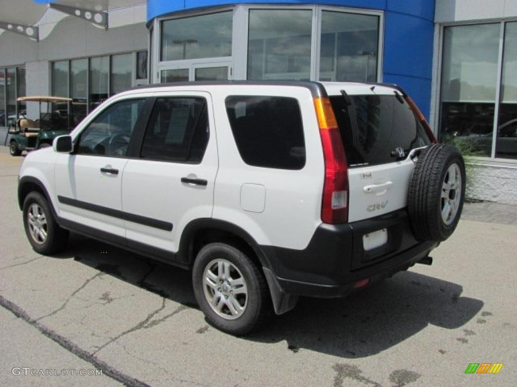2003 CR-V EX 4WD - Taffeta White / Black photo #4