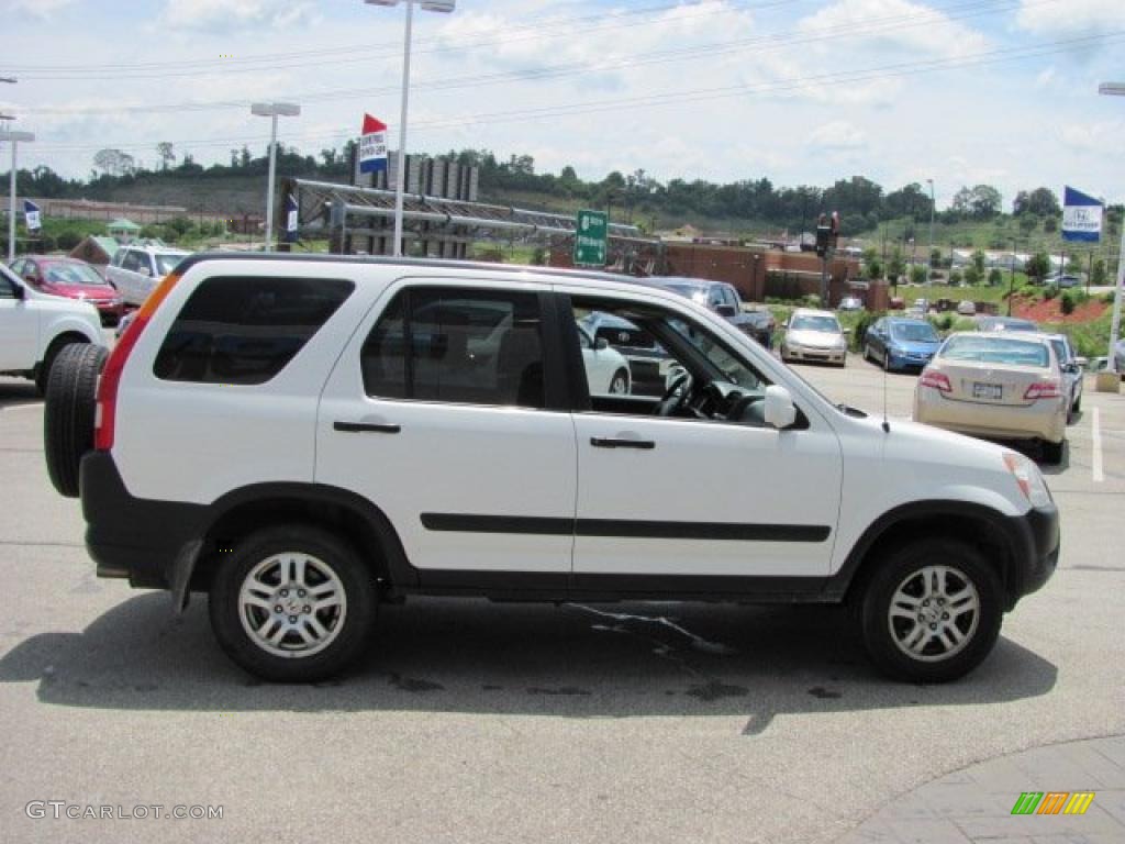 2003 CR-V EX 4WD - Taffeta White / Black photo #7