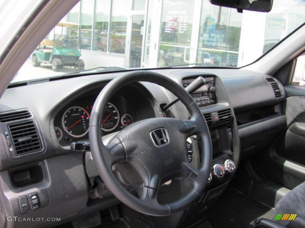 2003 CR-V EX 4WD - Taffeta White / Black photo #13