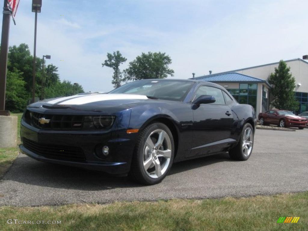 2011 Camaro SS/RS Coupe - Imperial Blue Metallic / Black photo #1