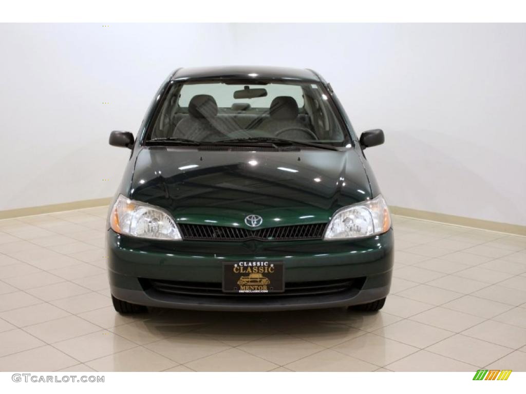 2001 ECHO Sedan - Electric Green / Shadow Gray photo #2