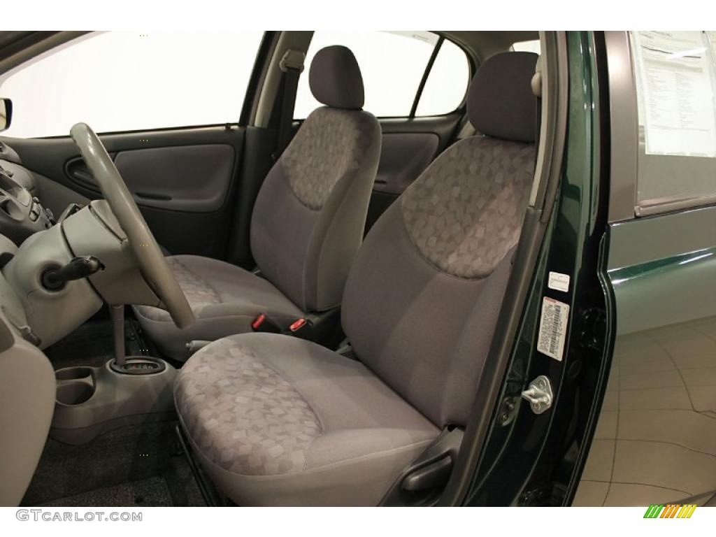 2001 ECHO Sedan - Electric Green / Shadow Gray photo #9