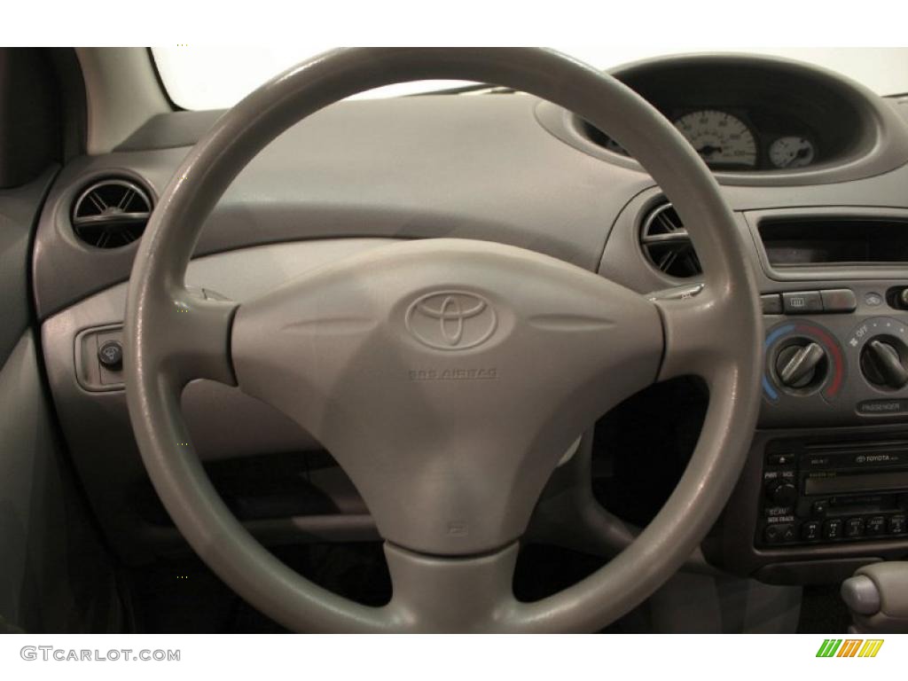 2001 ECHO Sedan - Electric Green / Shadow Gray photo #11