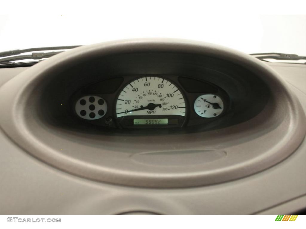 2001 ECHO Sedan - Electric Green / Shadow Gray photo #12