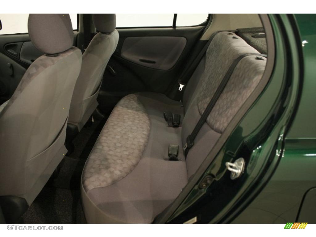 2001 ECHO Sedan - Electric Green / Shadow Gray photo #18