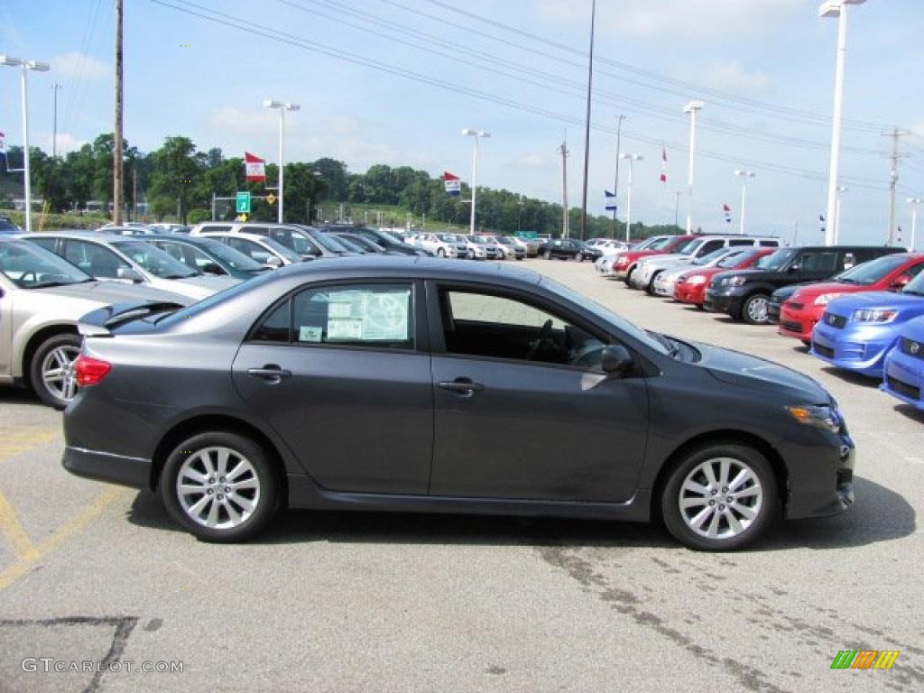 2010 Corolla S - Magnetic Gray Metallic / Dark Charcoal photo #8