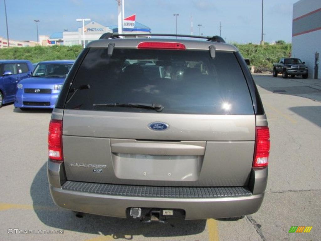 2004 Explorer XLT 4x4 - Mineral Grey Metallic / Medium Parchment photo #4