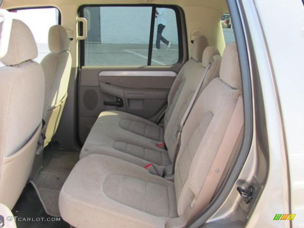 2004 Explorer XLT 4x4 - Mineral Grey Metallic / Medium Parchment photo #17