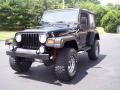 1997 Black Jeep Wrangler Sport 4x4  photo #7