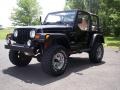 1997 Black Jeep Wrangler Sport 4x4  photo #32