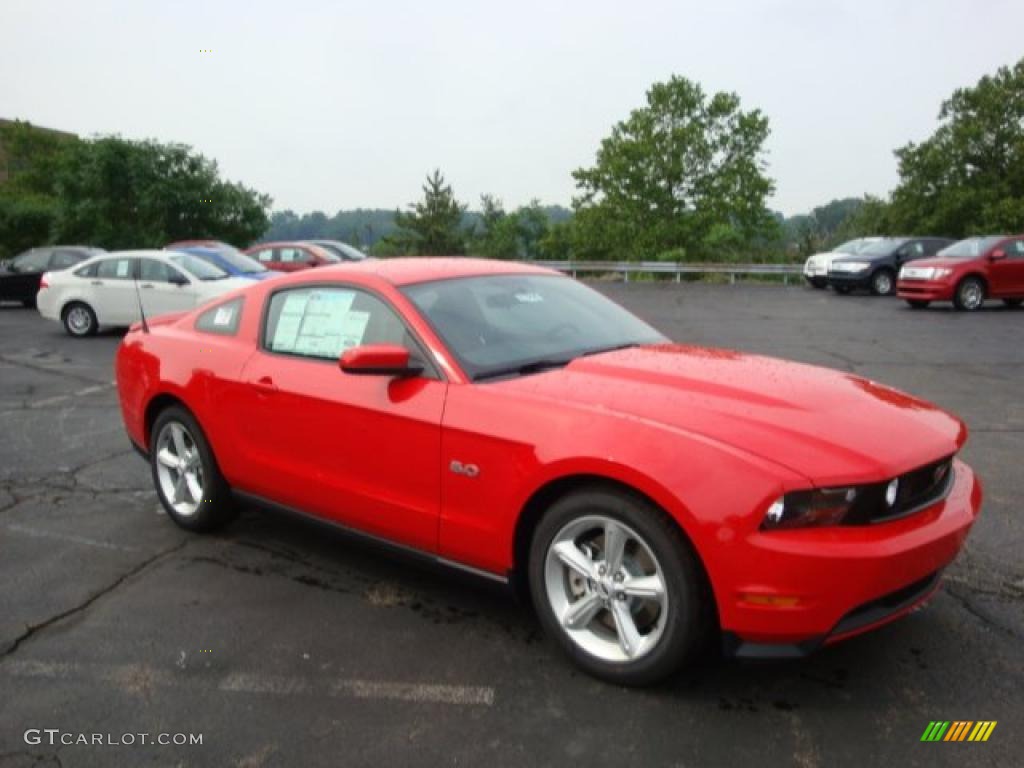 2011 Mustang GT Coupe - Race Red / Charcoal Black photo #1
