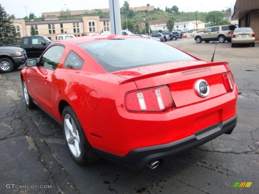 2011 Mustang GT Coupe - Race Red / Charcoal Black photo #5