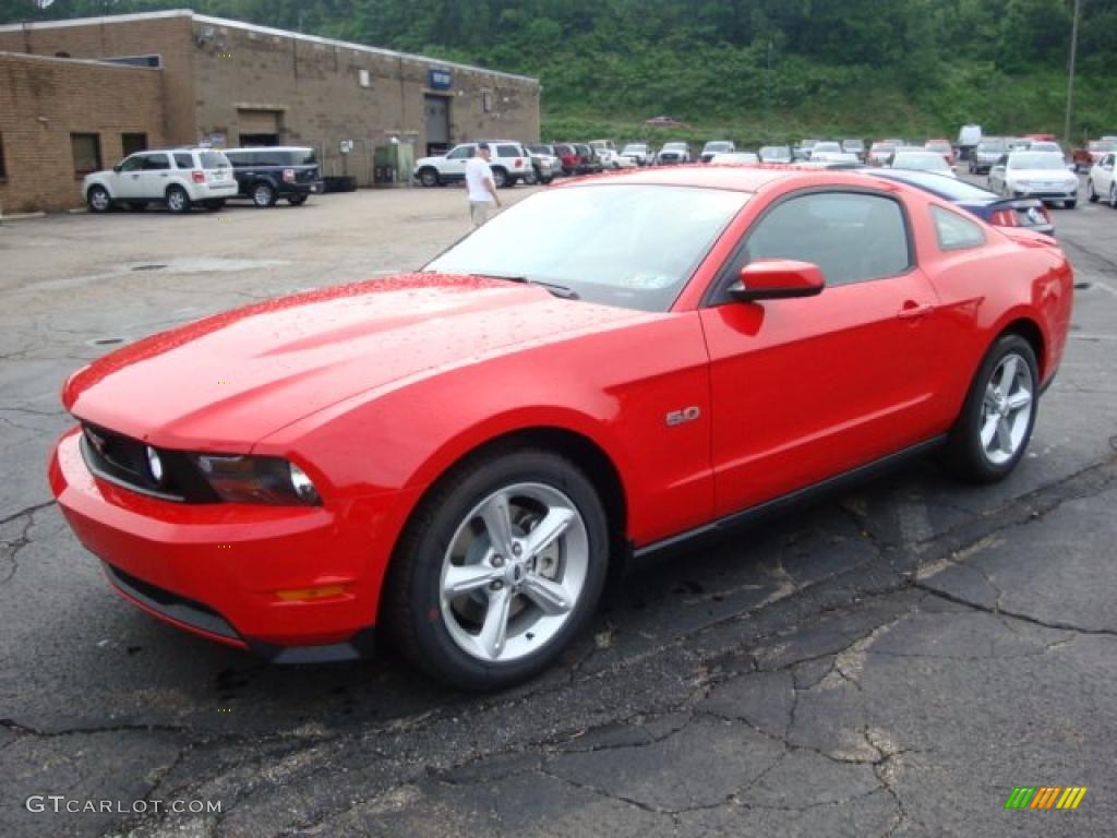 2011 Mustang GT Coupe - Race Red / Charcoal Black photo #10