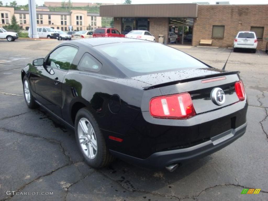 2011 Mustang V6 Coupe - Ebony Black / Charcoal Black photo #5
