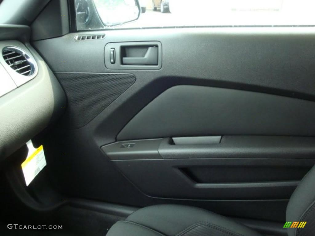 2011 Mustang V6 Coupe - Ebony Black / Charcoal Black photo #18