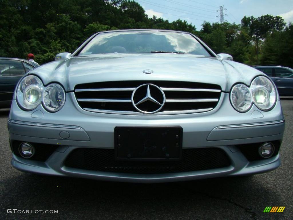 2007 CLK 550 Cabriolet - Diamond Silver Metallic / Ash photo #2