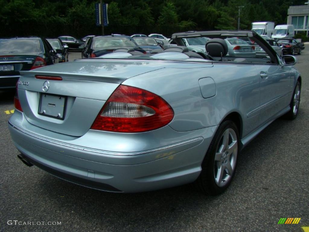 2007 CLK 550 Cabriolet - Diamond Silver Metallic / Ash photo #5