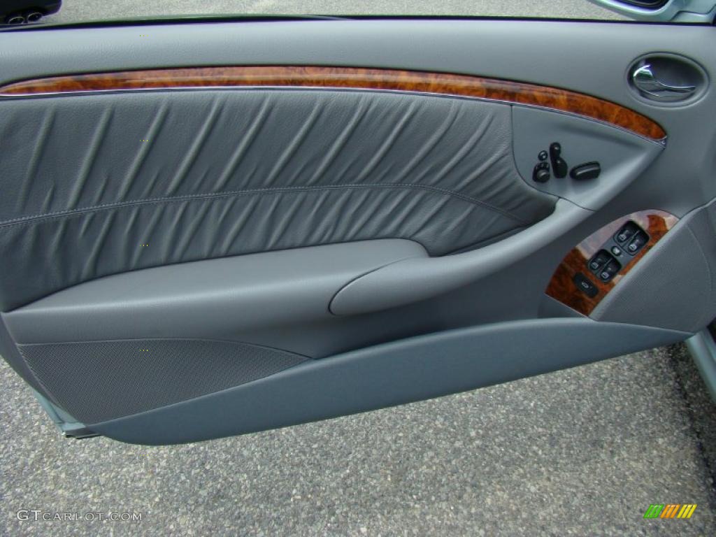 2007 CLK 550 Cabriolet - Diamond Silver Metallic / Ash photo #7