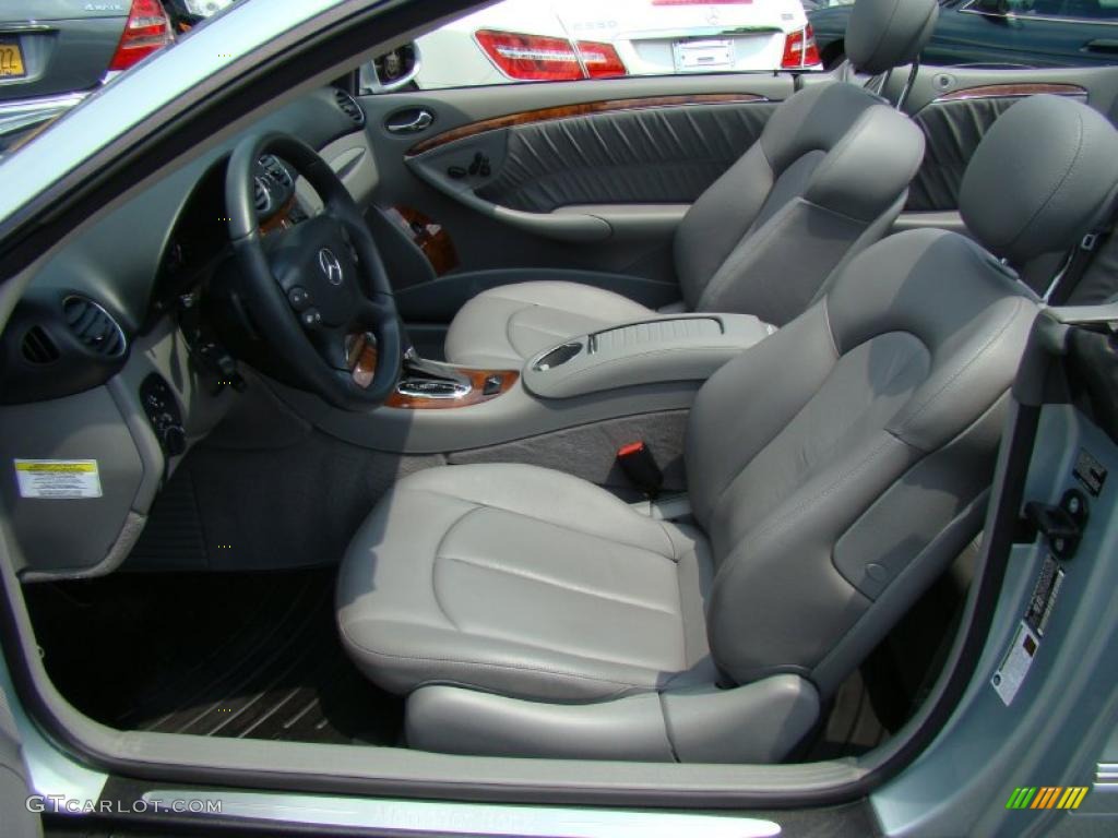 2007 CLK 550 Cabriolet - Diamond Silver Metallic / Ash photo #9