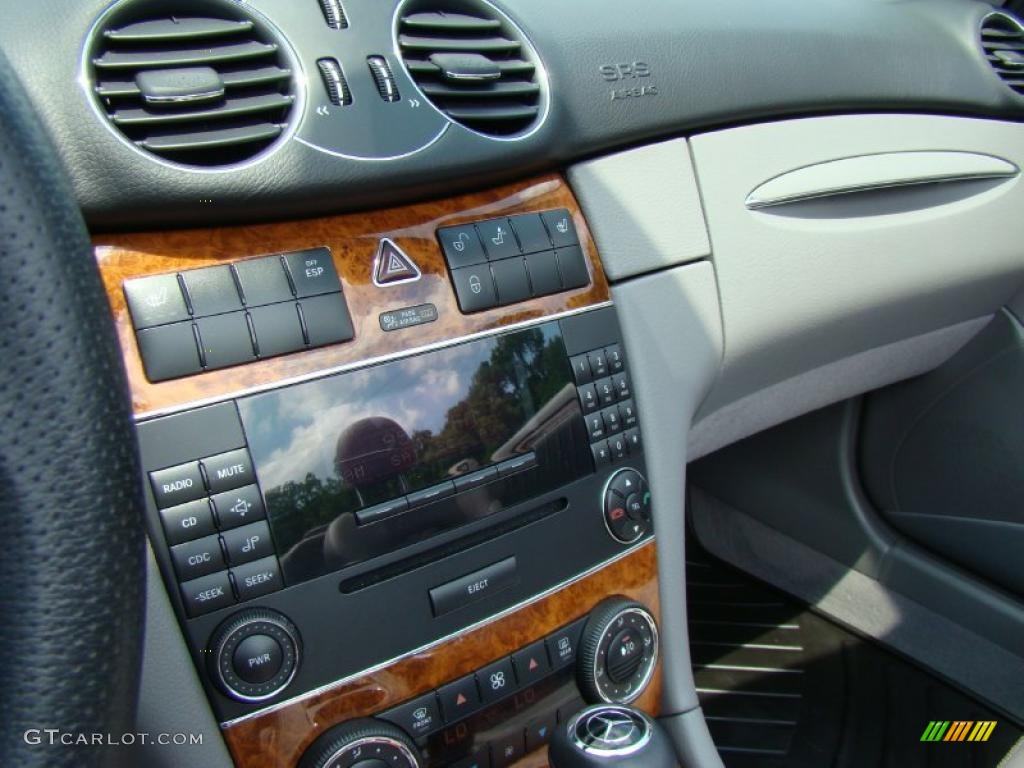 2007 CLK 550 Cabriolet - Diamond Silver Metallic / Ash photo #12