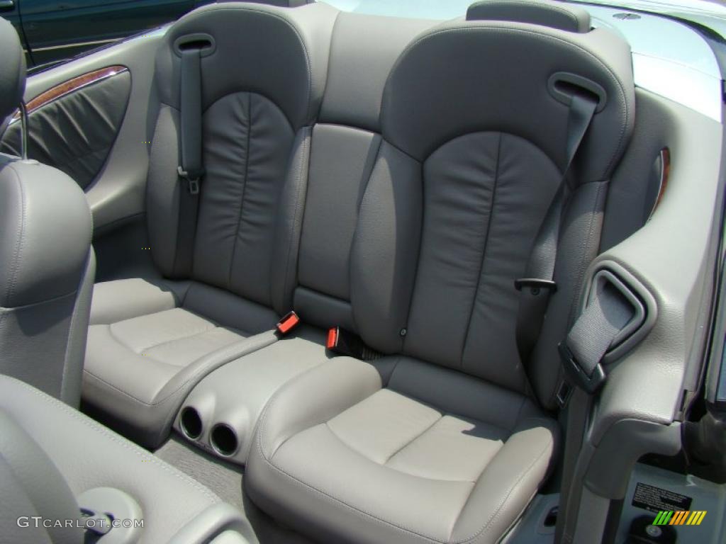2007 CLK 550 Cabriolet - Diamond Silver Metallic / Ash photo #14