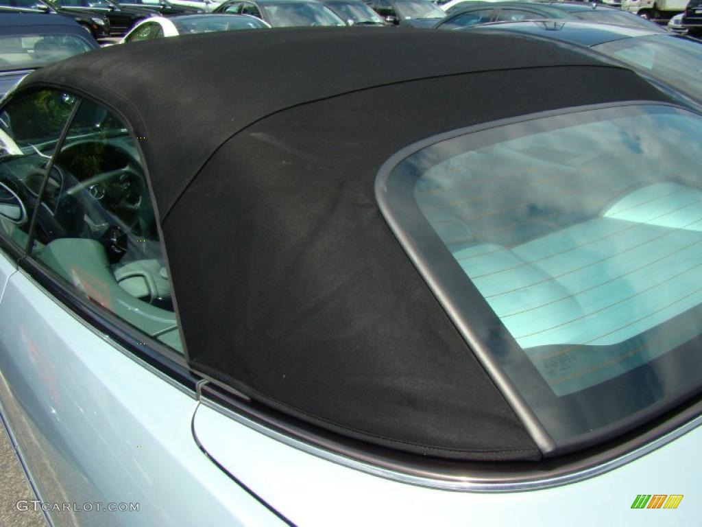 2007 CLK 550 Cabriolet - Diamond Silver Metallic / Ash photo #16