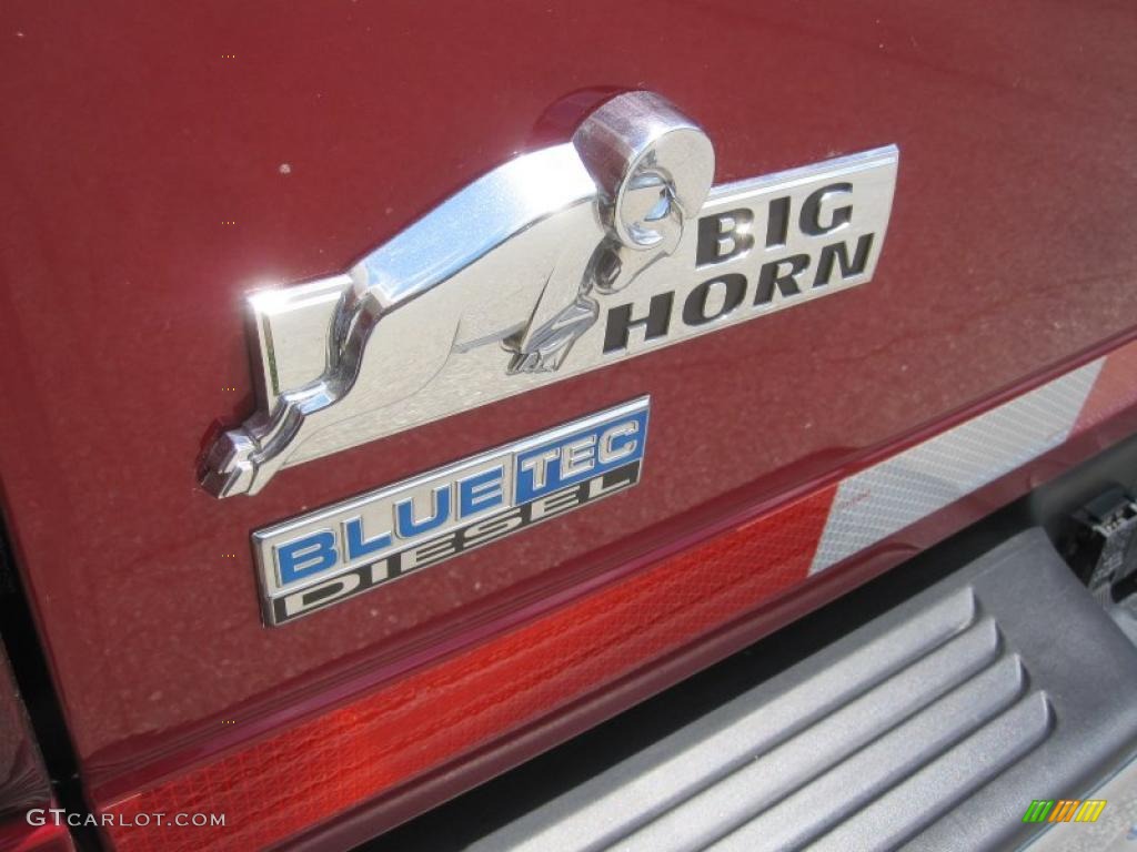 2008 Ram 3500 Big Horn Edition Quad Cab 4x4 Dually - Inferno Red Crystal Pearl / Medium Slate Gray photo #5