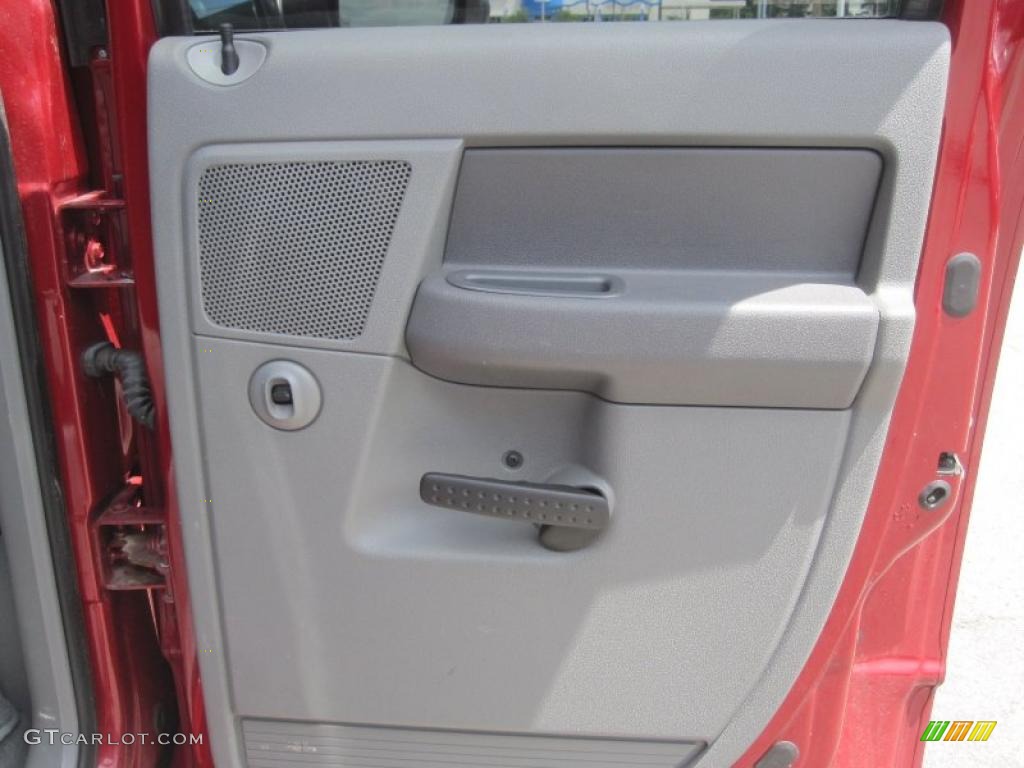 2008 Ram 3500 Big Horn Edition Quad Cab 4x4 Dually - Inferno Red Crystal Pearl / Medium Slate Gray photo #9