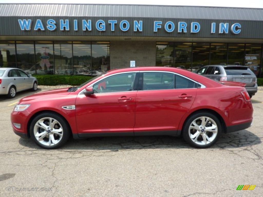 Red Candy Metallic Ford Taurus