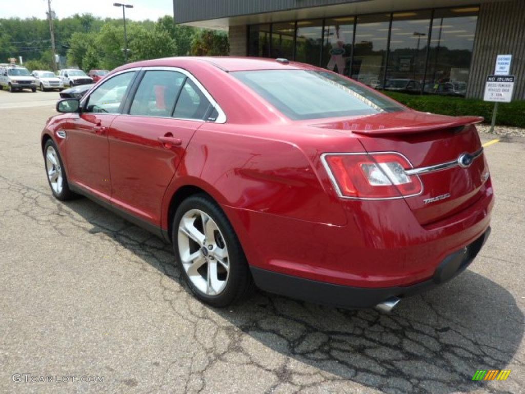 2010 Taurus SHO AWD - Red Candy Metallic / Charcoal Black photo #2