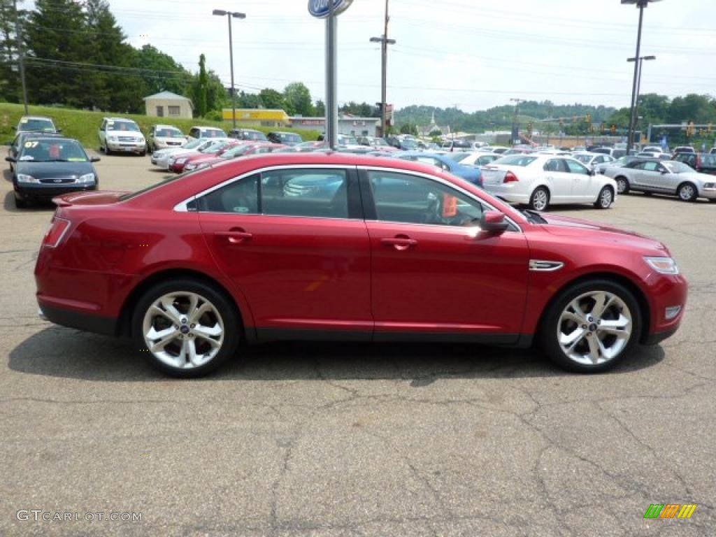 2010 Taurus SHO AWD - Red Candy Metallic / Charcoal Black photo #5