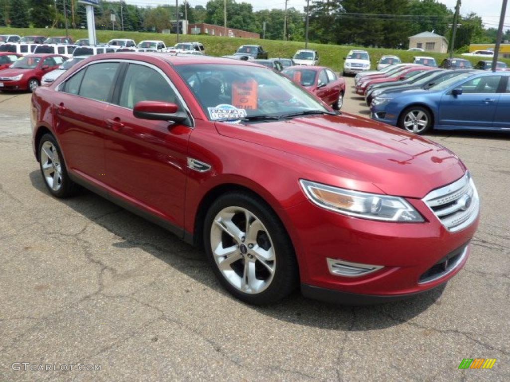 2010 Taurus SHO AWD - Red Candy Metallic / Charcoal Black photo #6
