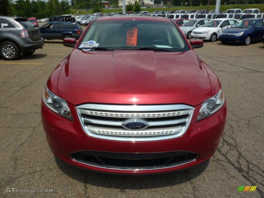 2010 Taurus SHO AWD - Red Candy Metallic / Charcoal Black photo #7