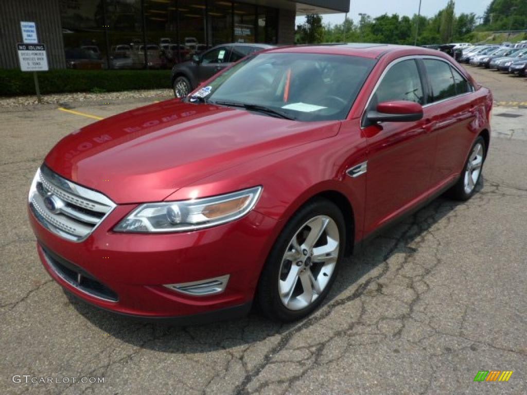2010 Taurus SHO AWD - Red Candy Metallic / Charcoal Black photo #8