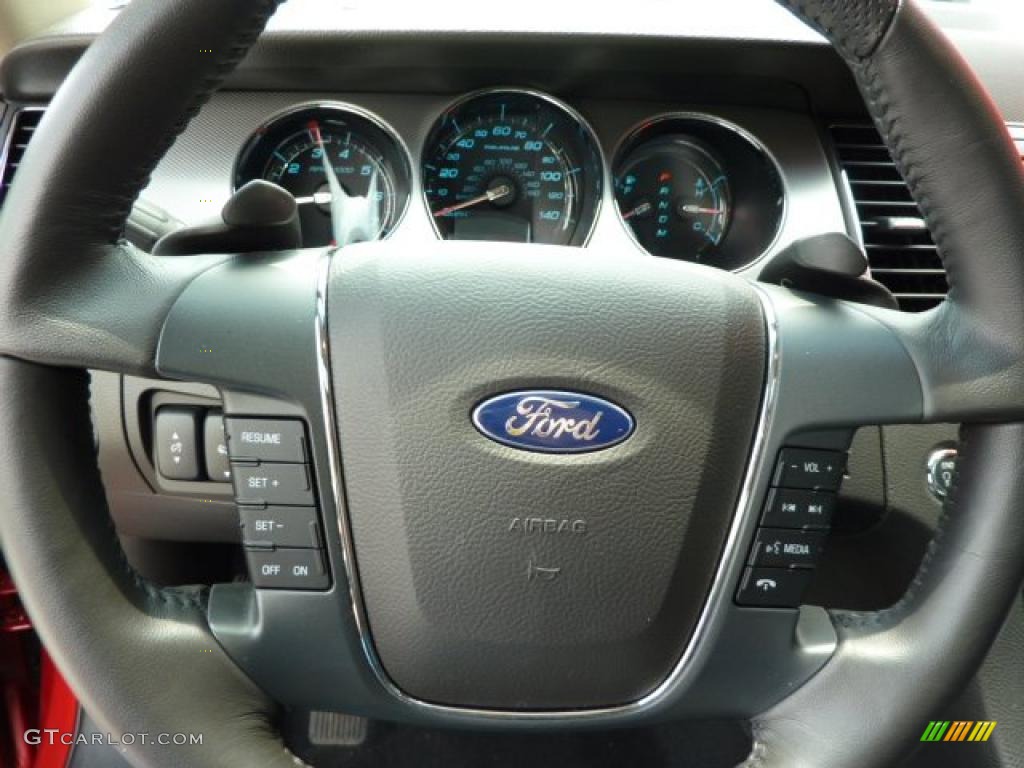 2010 Taurus SHO AWD - Red Candy Metallic / Charcoal Black photo #19