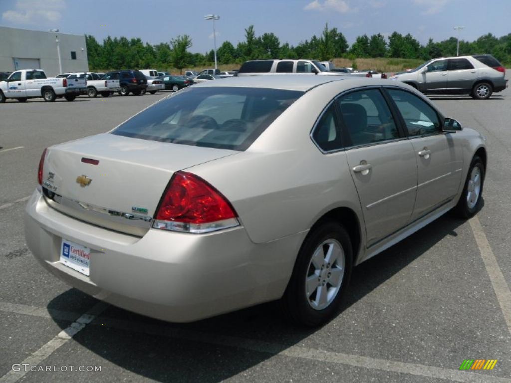 2010 Impala LT - Gold Mist Metallic / Ebony photo #4