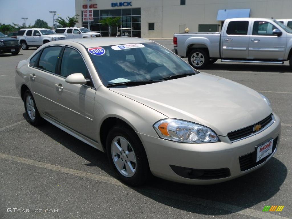 2010 Impala LT - Gold Mist Metallic / Ebony photo #5