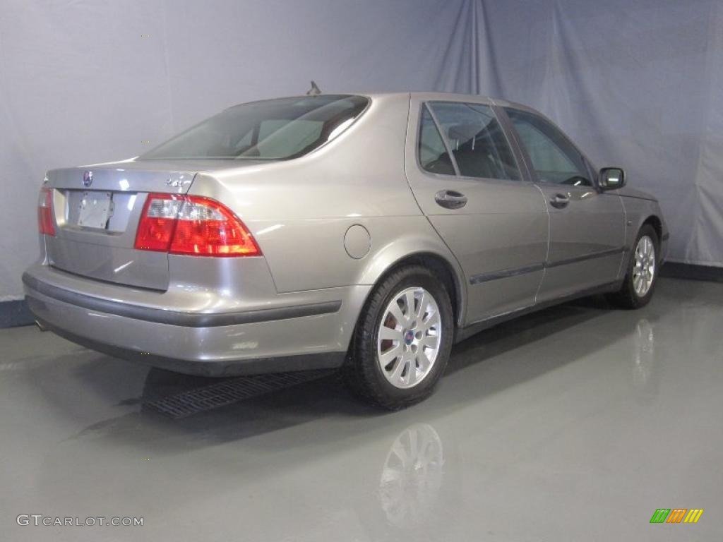 2002 9-5 Linear Sedan - Steel Grey / Charcoal Grey photo #3