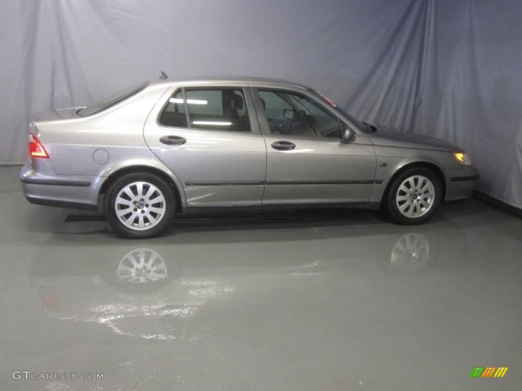 2002 9-5 Linear Sedan - Steel Grey / Charcoal Grey photo #4