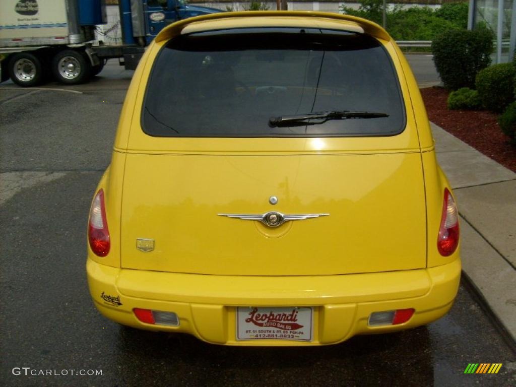 2006 PT Cruiser Street Cruiser Route 66 Edition - Solar Yellow / Pastel Slate Gray photo #4
