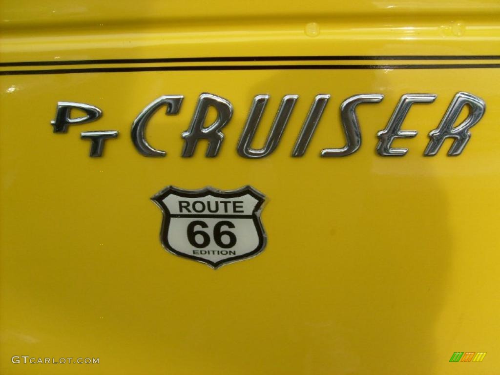 2006 PT Cruiser Street Cruiser Route 66 Edition - Solar Yellow / Pastel Slate Gray photo #10