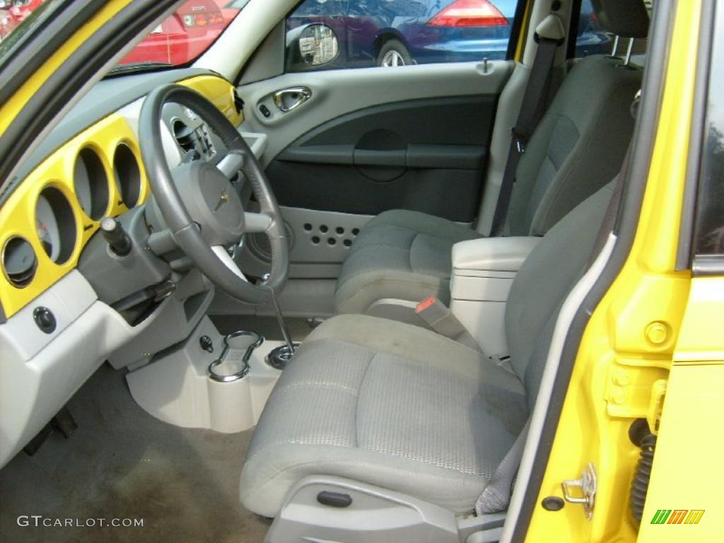 2006 PT Cruiser Street Cruiser Route 66 Edition - Solar Yellow / Pastel Slate Gray photo #11