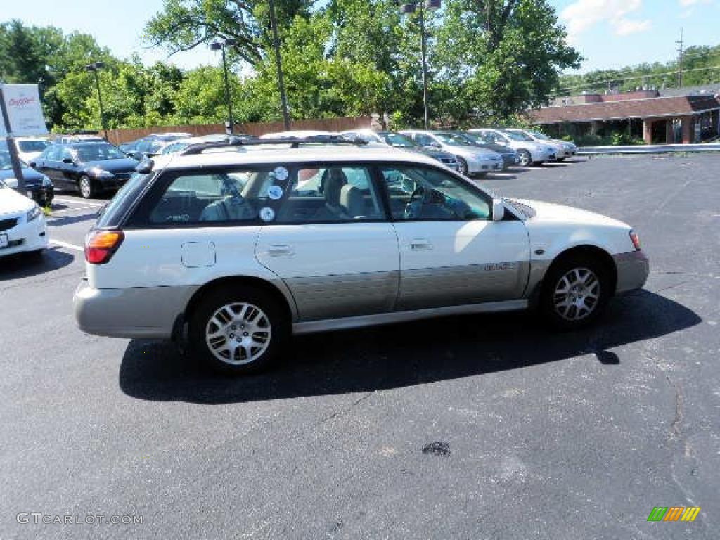 2002 Outback 3.0 L.L.Bean Edition Wagon - White Frost Pearl / Beige photo #1