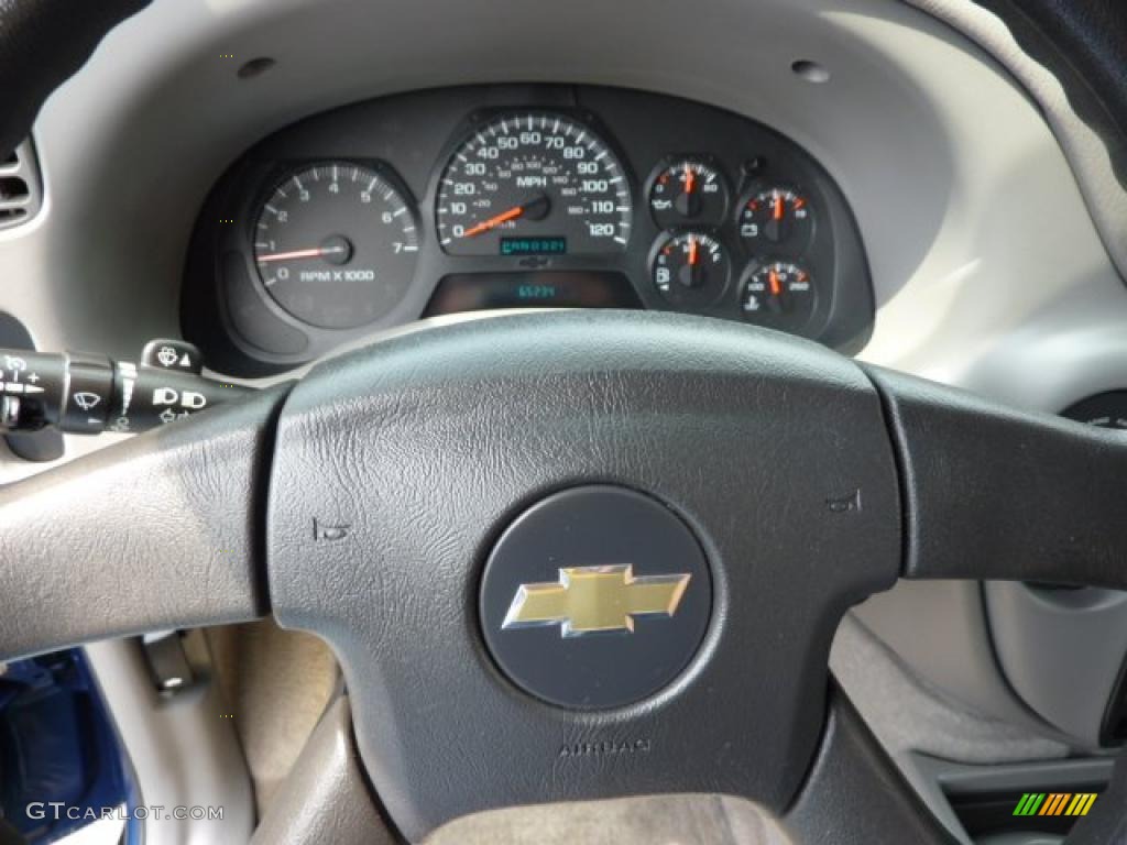 2005 TrailBlazer LS 4x4 - Superior Blue Metallic / Light Gray photo #20