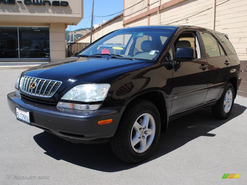 2001 RX 300 AWD - Black Onyx / Ivory photo #3