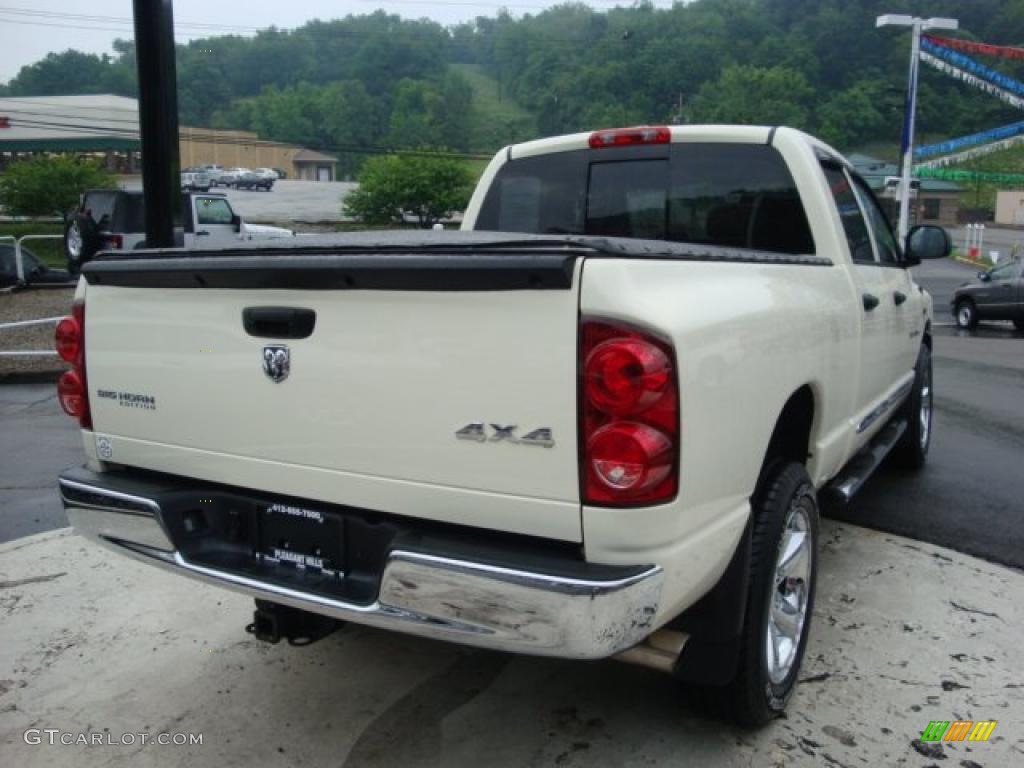 2007 Ram 1500 Big Horn Edition Quad Cab 4x4 - Cool Vanilla / Khaki Beige photo #4
