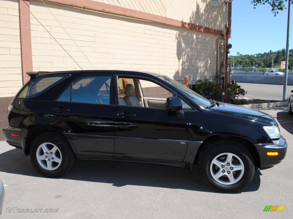 2001 RX 300 AWD - Black Onyx / Ivory photo #8