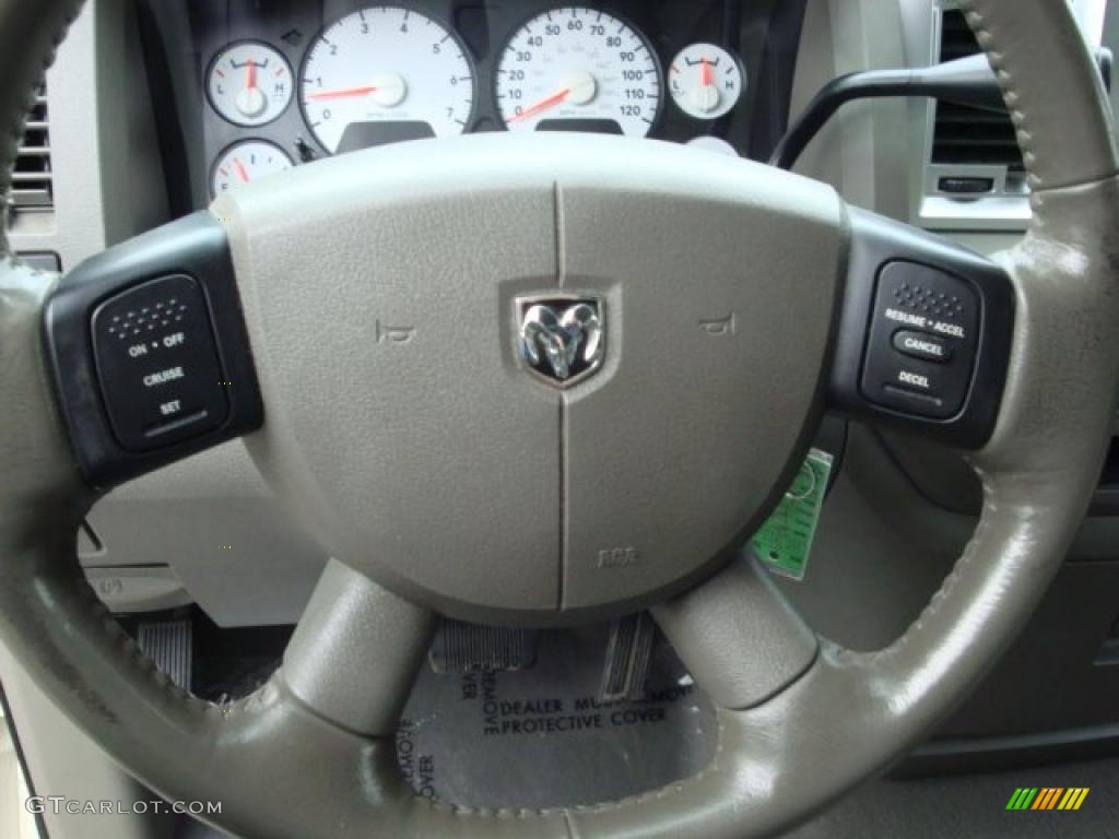 2007 Ram 1500 Big Horn Edition Quad Cab 4x4 - Cool Vanilla / Khaki Beige photo #22