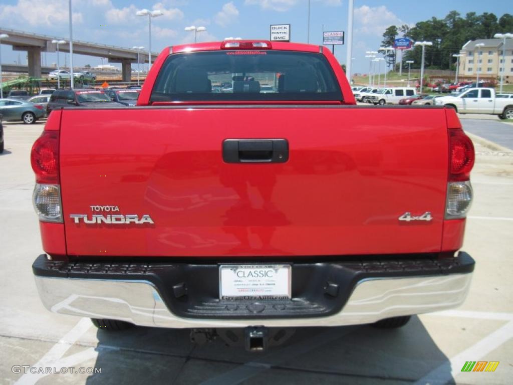 2008 Tundra SR5 Double Cab 4x4 - Radiant Red / Black photo #6
