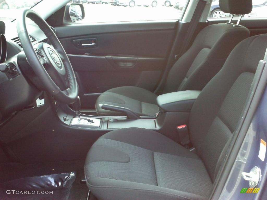 2009 MAZDA3 s Touring Hatchback - Galaxy Gray Mica / Black photo #9